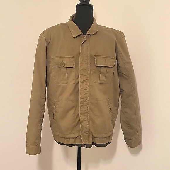 Tavik Other - TAVIK Modern Beach Culture Jacket Size M Men's Long Sleeved EUC Tan